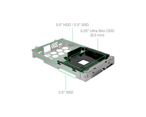 FRISBY FC-S6305B 300W STANDART SLIM ATX PC KASASI